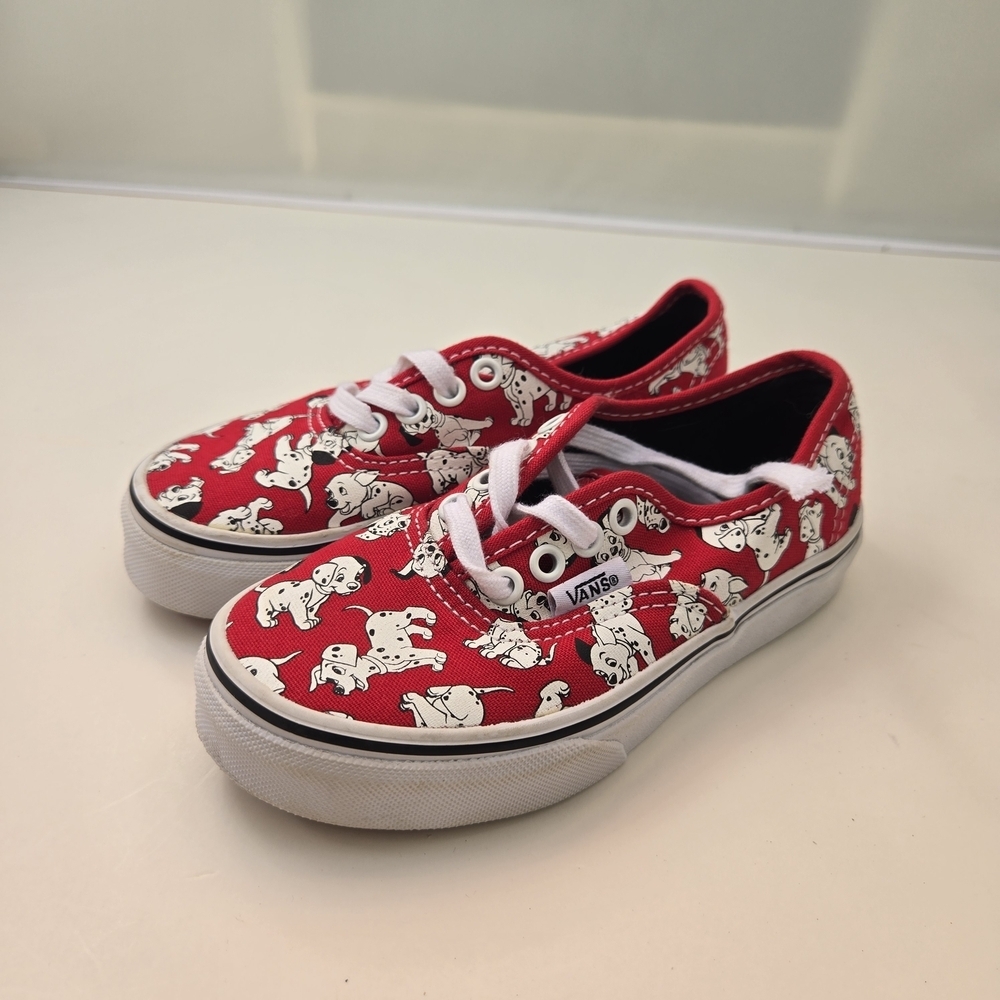 RARE Limited Edition VANS Disney 101 Dalmatians Sneakers Kids Size 12